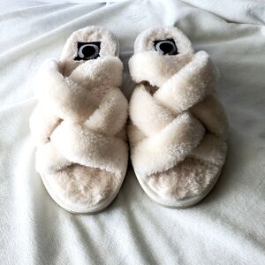 Journee Collection  Slip On Open Toed Slipper Womens Size 6